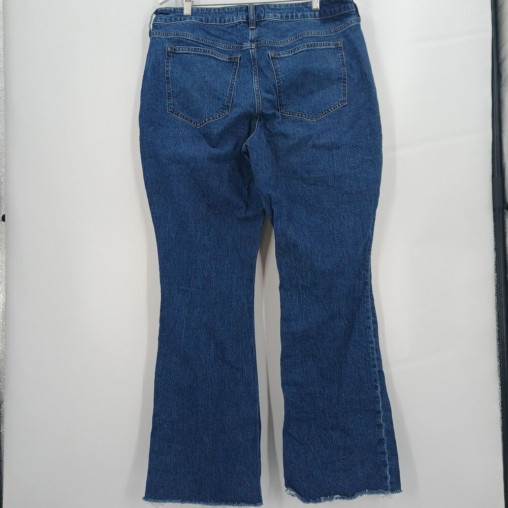 Abercrombie & Fitch Mid Rise Bootcut Denim Jeans Women's 32 Curve Love - Picture 2 of 5